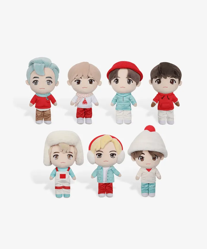 BTS TINYTAN HOLIDAY PLUSH DOLL RM