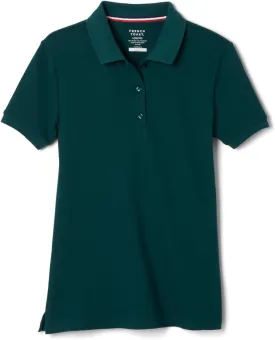 French Toast Women's Short Sleeve Stretch Pique Polo Shirt
