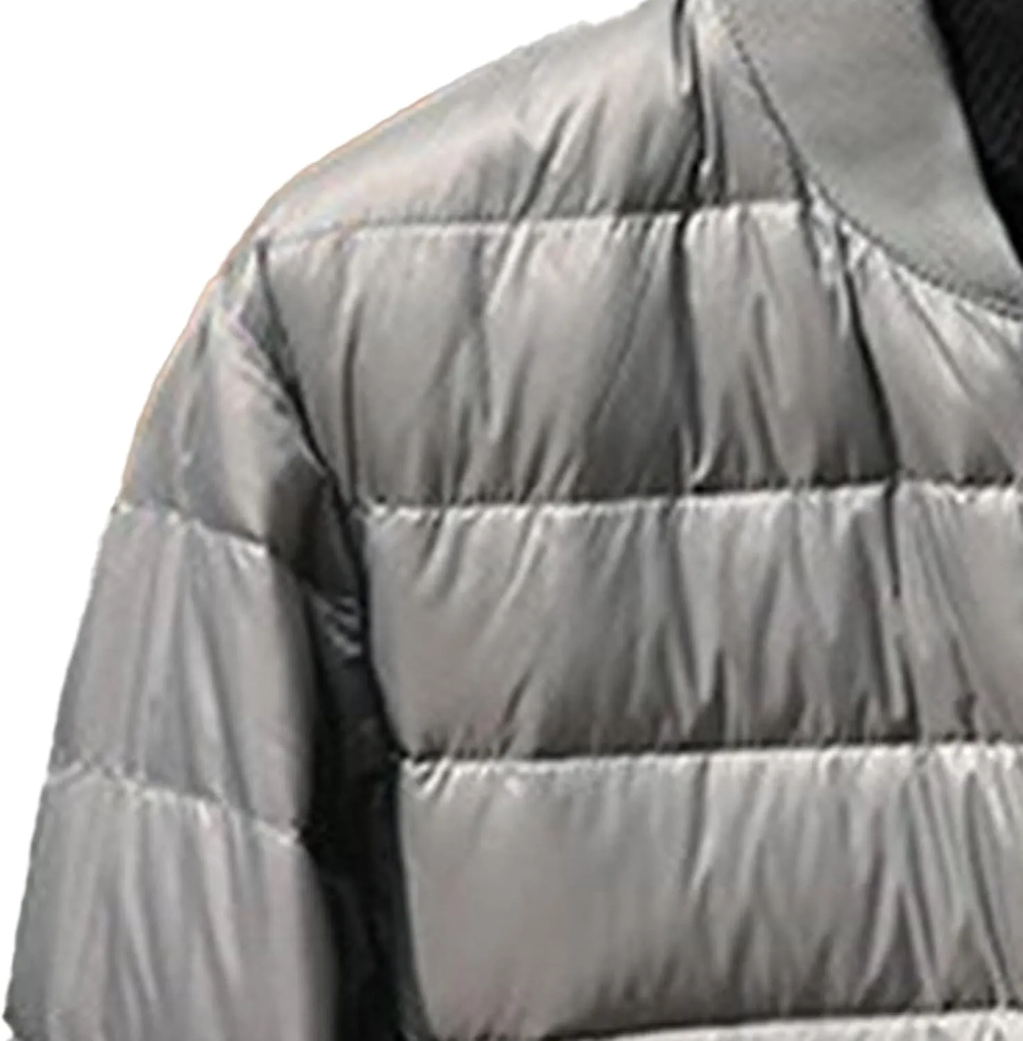 JEShifangjiusu Men Down Jacket Puffer Winter Jacket Lightweight Windproof Insulated Warm Coat Puffy Coat For Hiking Travel