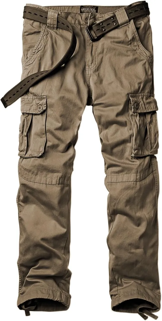 Match Men's Casual Wild Cargo Pants Outdoors Work Wear #6531