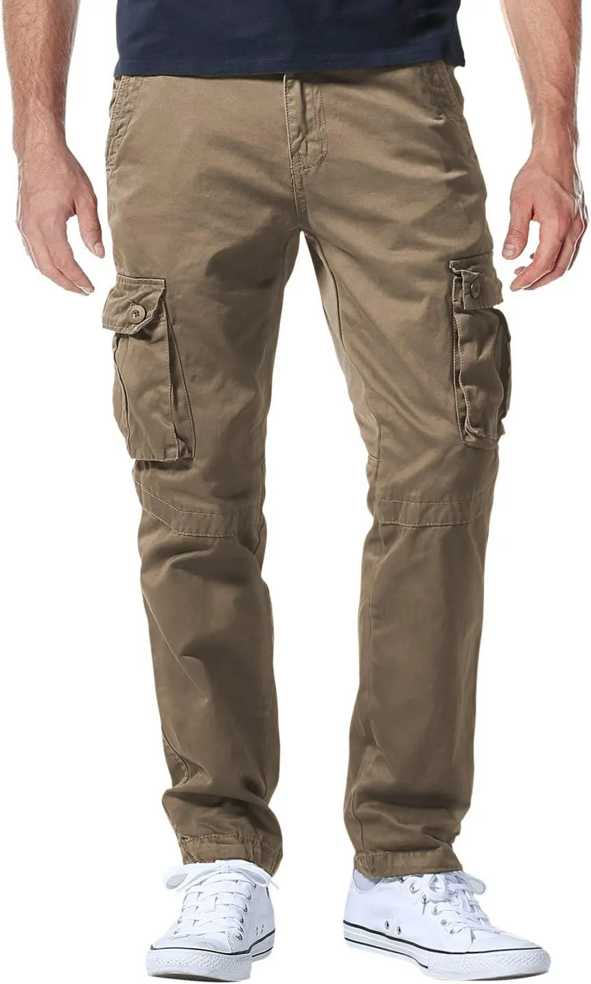 Match Men's Casual Wild Cargo Pants Outdoors Work Wear #6531