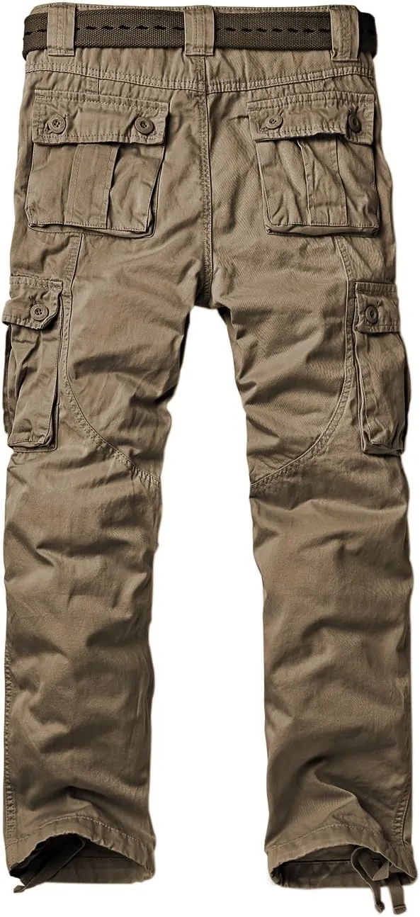Match Men's Casual Wild Cargo Pants Outdoors Work Wear #6531