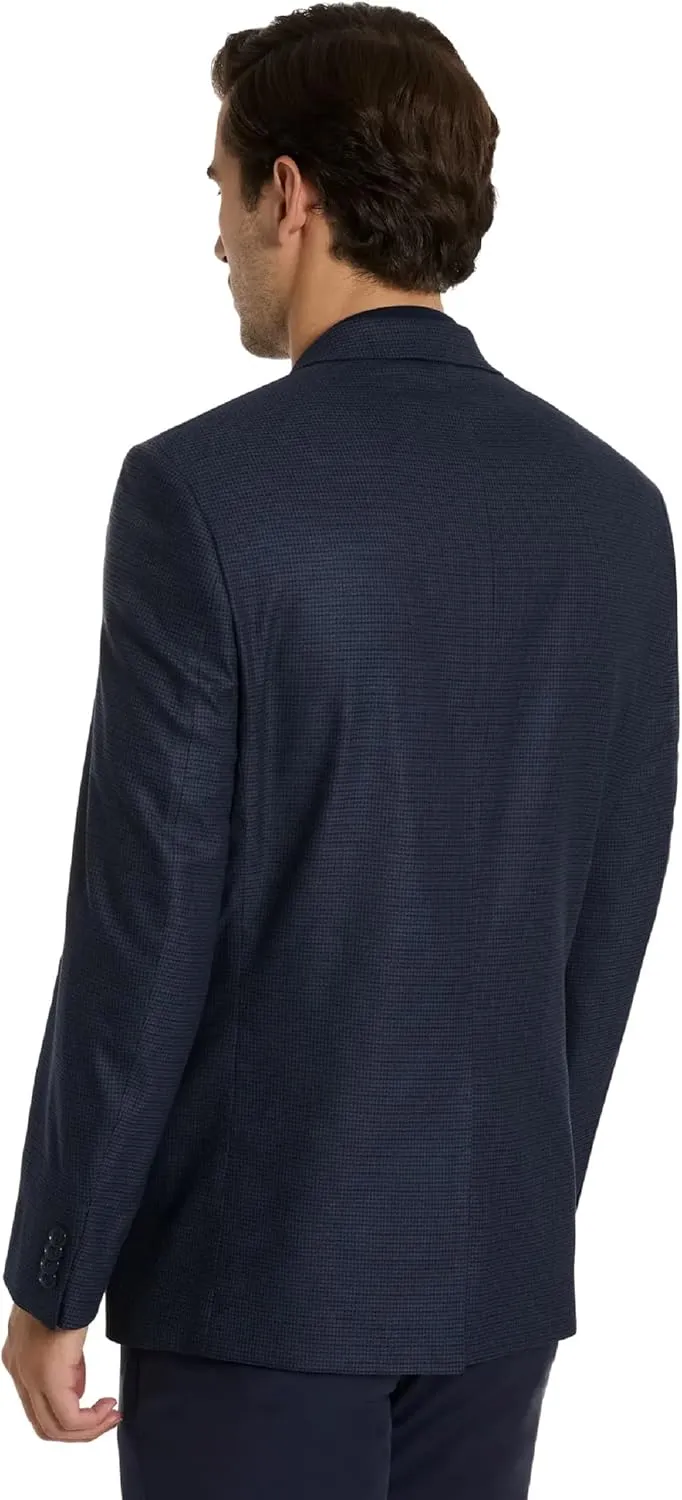 Michael Kors Mens Twill Kent Classic Fit Stretch Sport Coat | Performance Fabric, Timeless Style for Business & Casual Wear