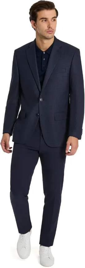 Michael Kors Mens Twill Kent Classic Fit Stretch Sport Coat | Performance Fabric, Timeless Style for Business & Casual Wear