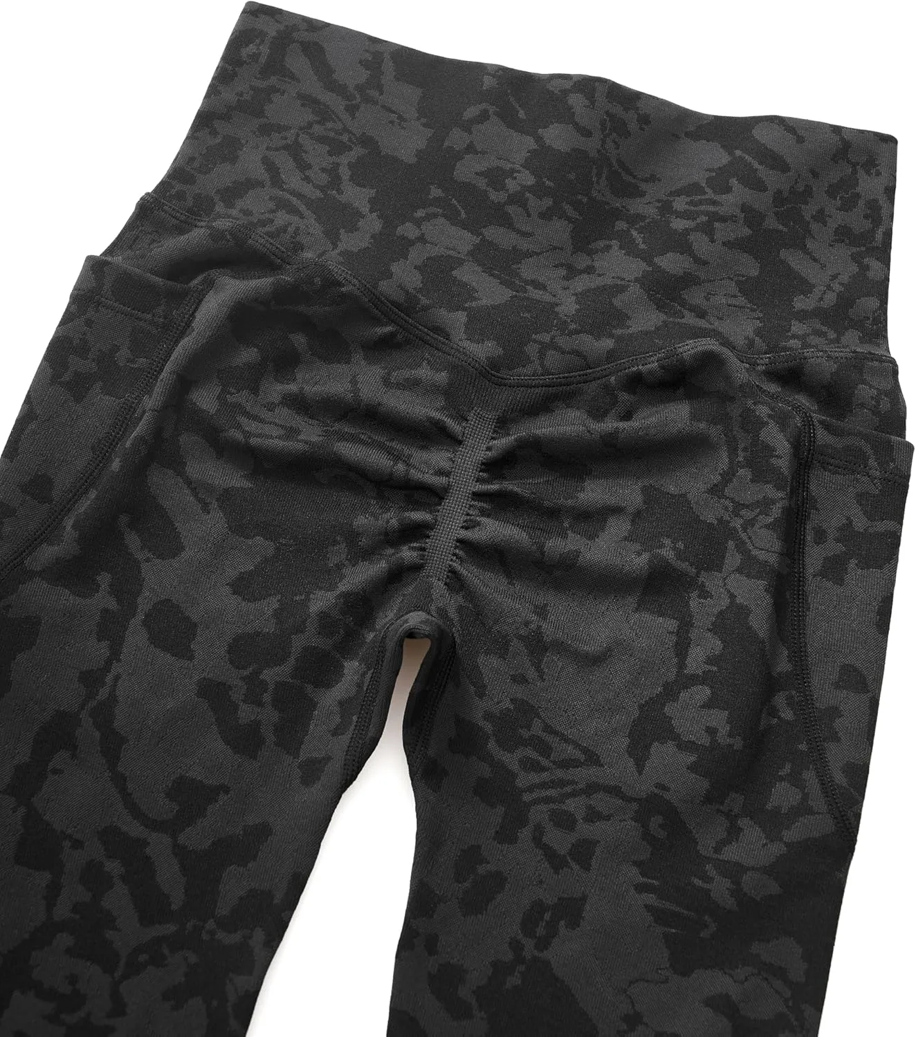 OMKAGI Women Scrunch Butt Lifting Leggings with Pockets Compression High Waisted Gym Workout Leggings