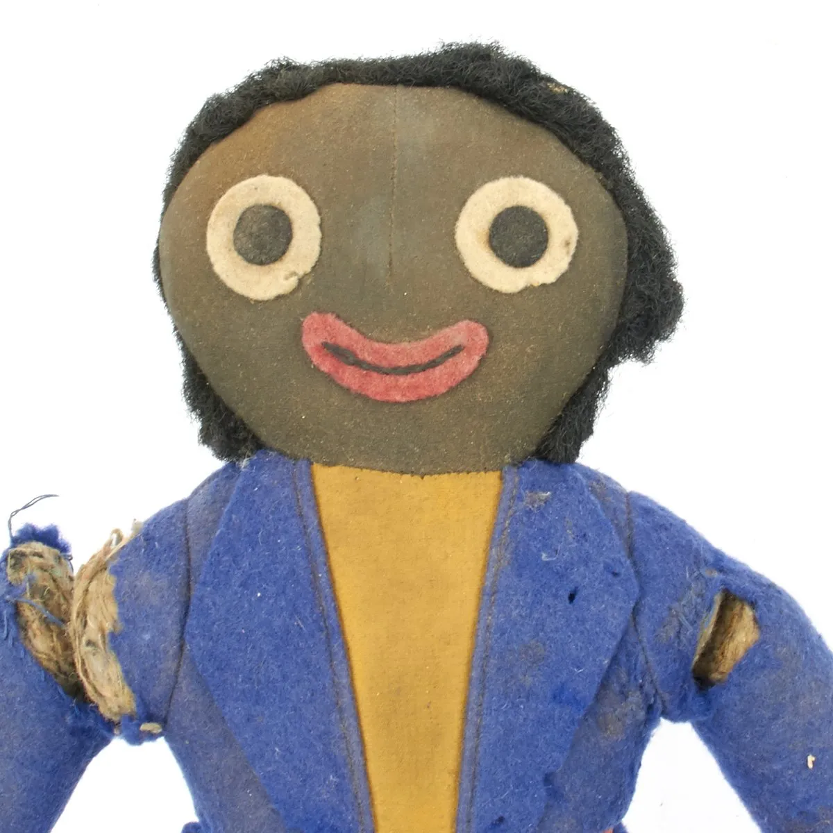 Original British WWII "Golliwog" Doll Recovered from the London Blitz