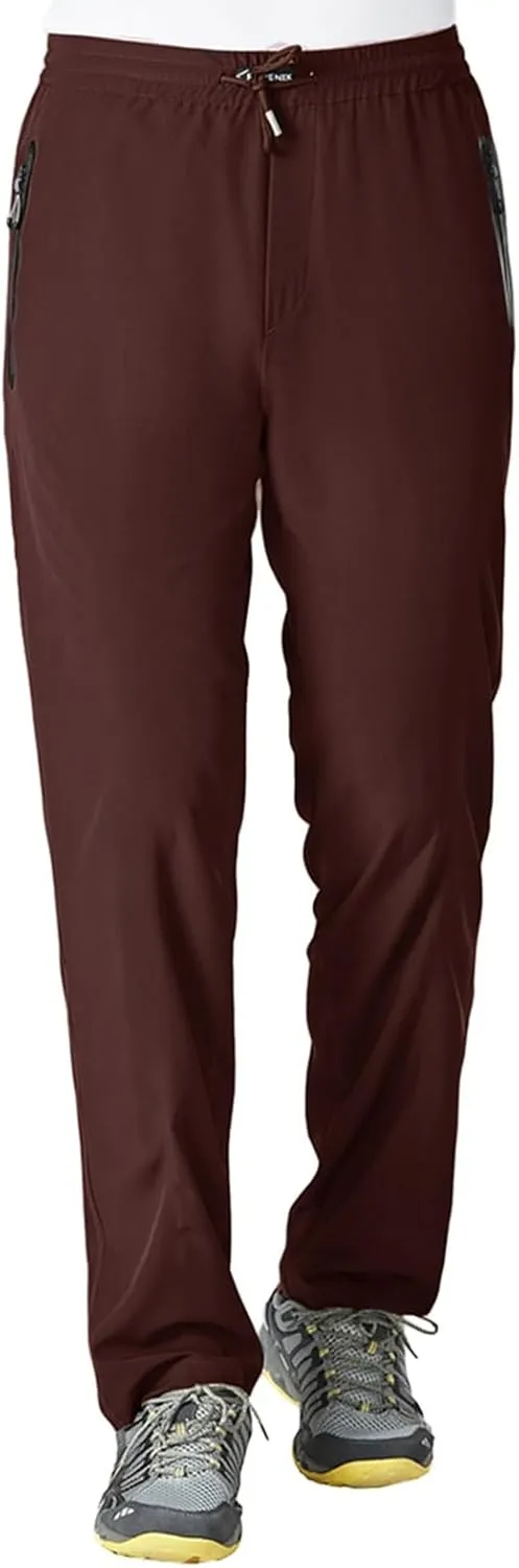 Rdruko Men's Casual Pants Lightweight Quick Dry Hiking Running Workout Outdoor Sports Sweat Pants