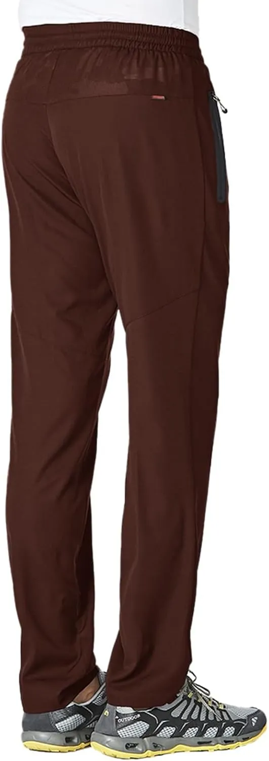 Rdruko Men's Casual Pants Lightweight Quick Dry Hiking Running Workout Outdoor Sports Sweat Pants