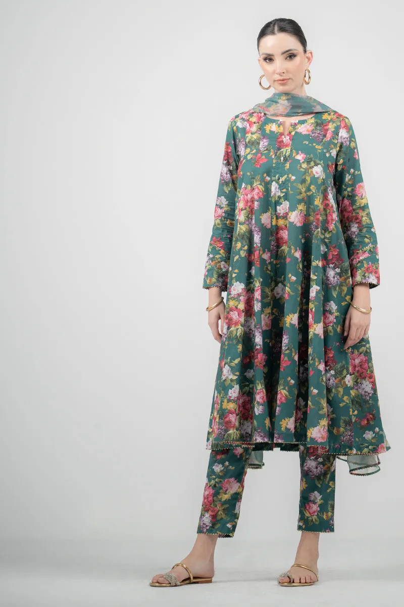 Unstitched Spring Vol 01 '24 - Springtide 3 Piece