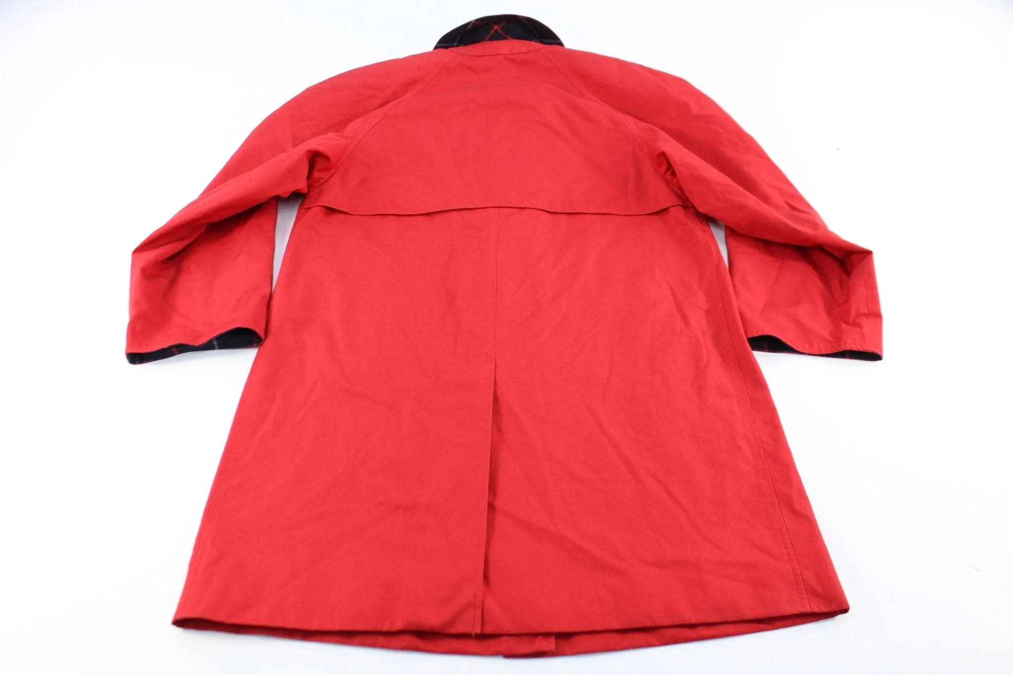 Women's Burberrys Red Trench Coat