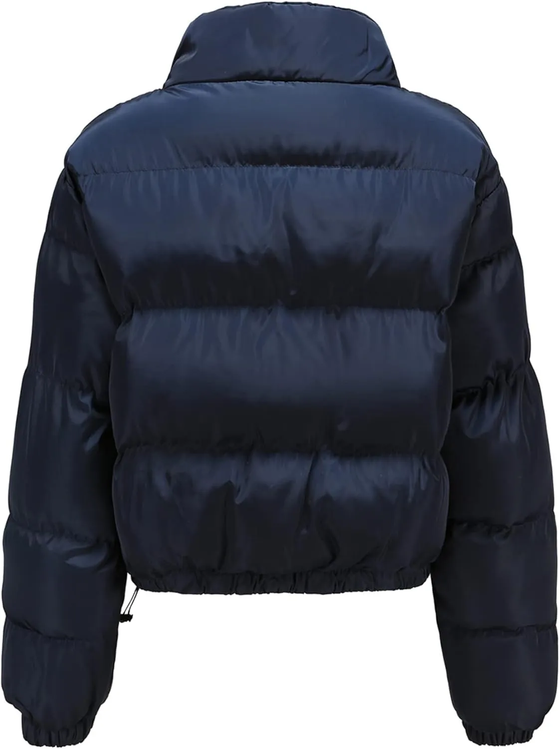 Women's Cropped Quilted Winter Puffer Jacket Outerwear Coats Quilted Jackets